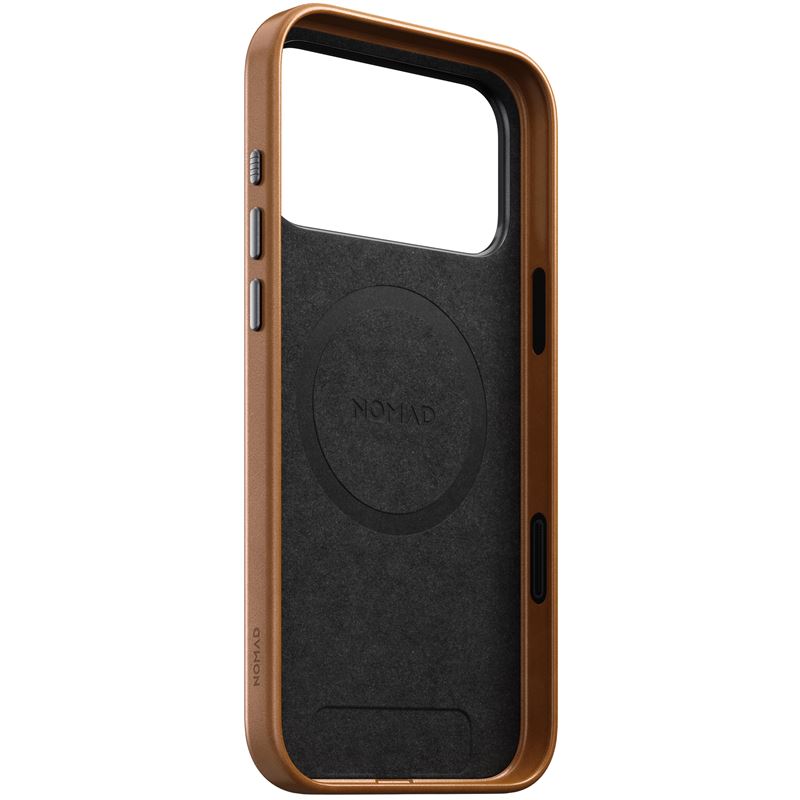 Nomad kryt Traditional Leather Case MagSafe pre iPhone 17 Pro Max - English Tan 