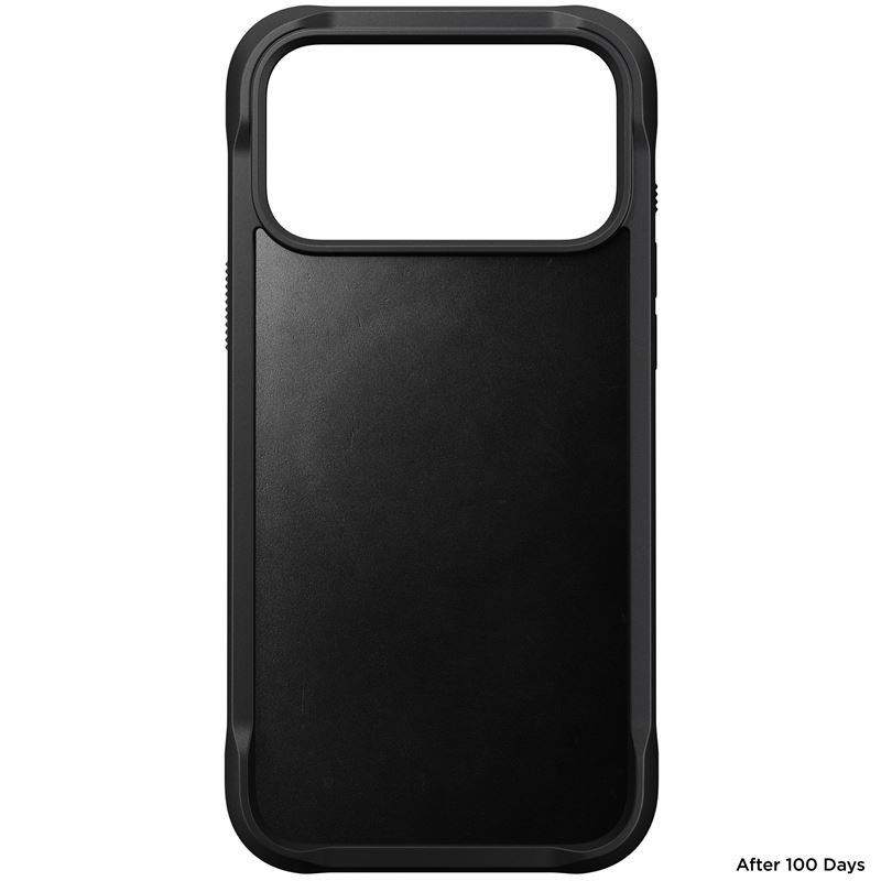 Nomad kryt Rugged Leather Case Magsafe Horween pre iPhone 17 Pro Max - Black 