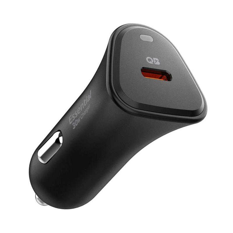 Spigen nabíjačka do auta Essential EV301 30W - Black 
