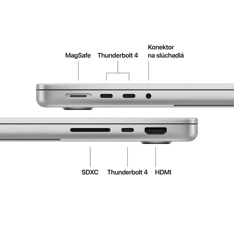MacBook Pro 14" Apple M5 10C CPU 10C GPU 24GB 1TB Strieborný SK 