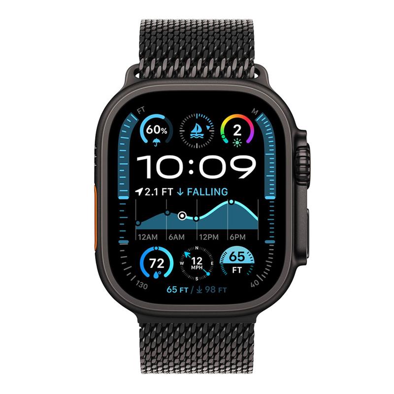 Apple Watch 49mm Black Titanium Milanese Loop - Small *Rozbalený* 
