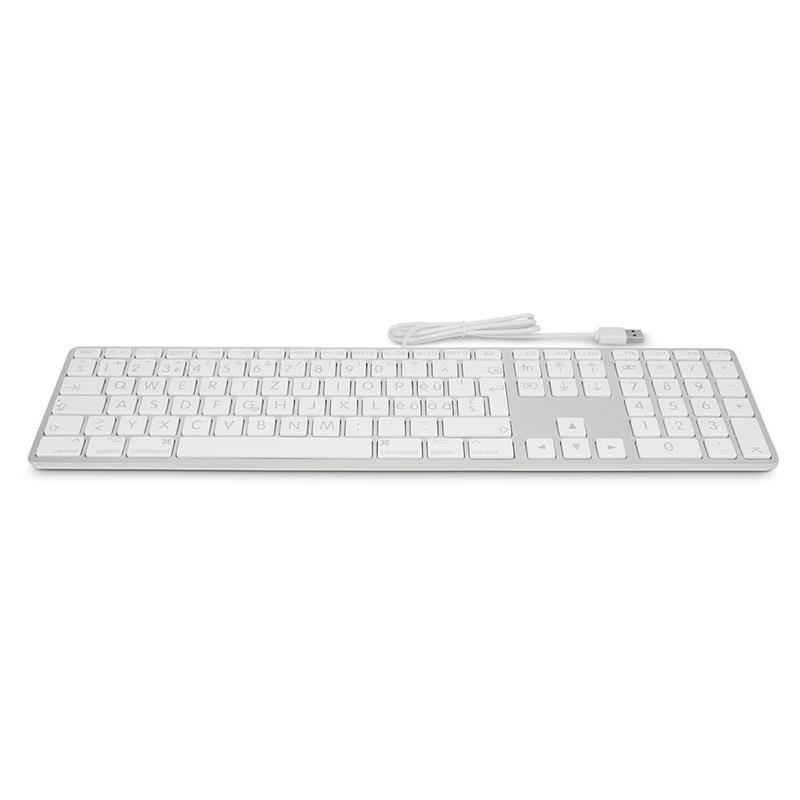 LMP klávesnica Large Font Wired USB Keyboard pre Mac 110 keys EN layout - Silver 