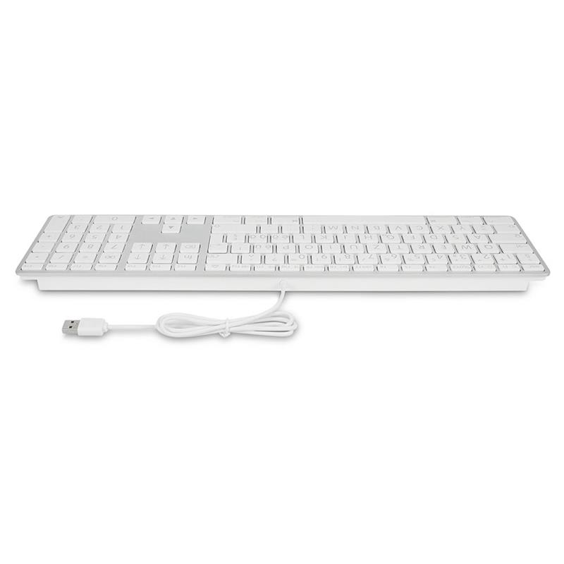 LMP klávesnica Large Font Wired USB Keyboard pre Mac 110 keys EN layout - Silver 