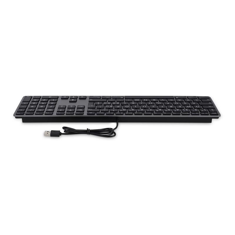 LMP klávesnica Large Font Wired USB Keyboard pre Mac 110 keys EN layout - Space Gray 