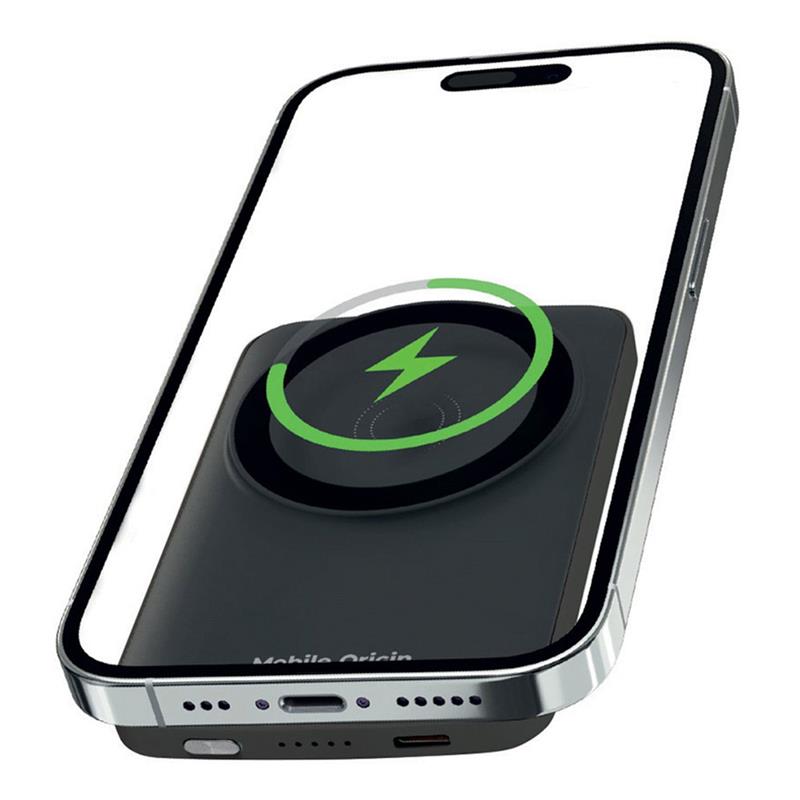 Mobile Origin PowerBank Wireless Magnetic PB10 5.000 mAh - Black 
