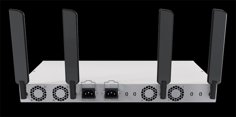 MIKROTIK RouterBOARD Cloud Router Switch CRS418-8P-8G-2S+5axQ2axQ-RM + L5 (2GHz; 1GB RAM; 16x GLAN; 2x SFP+, WIFI6; Dual PSU) rack 