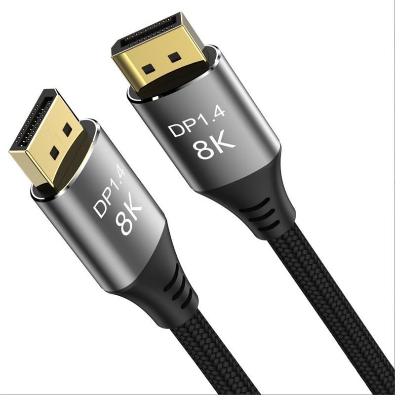 PremiumCord DisplayPort 1.4 8K prípojný kábel, kovové a pozlátené konektory, 3m 