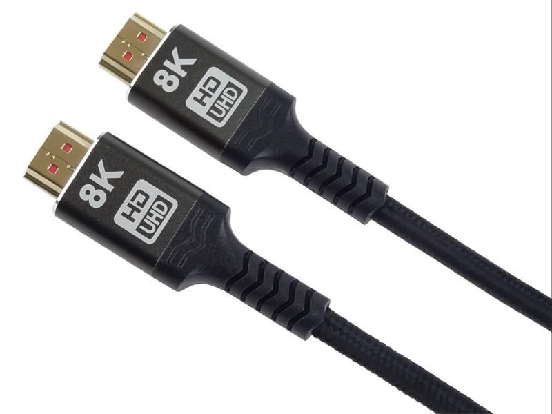 PremiumCord ULTRA HDMI 2.1 High Speed + Ethernet kábel 8K @ 60Hz, pozlátené 2m 