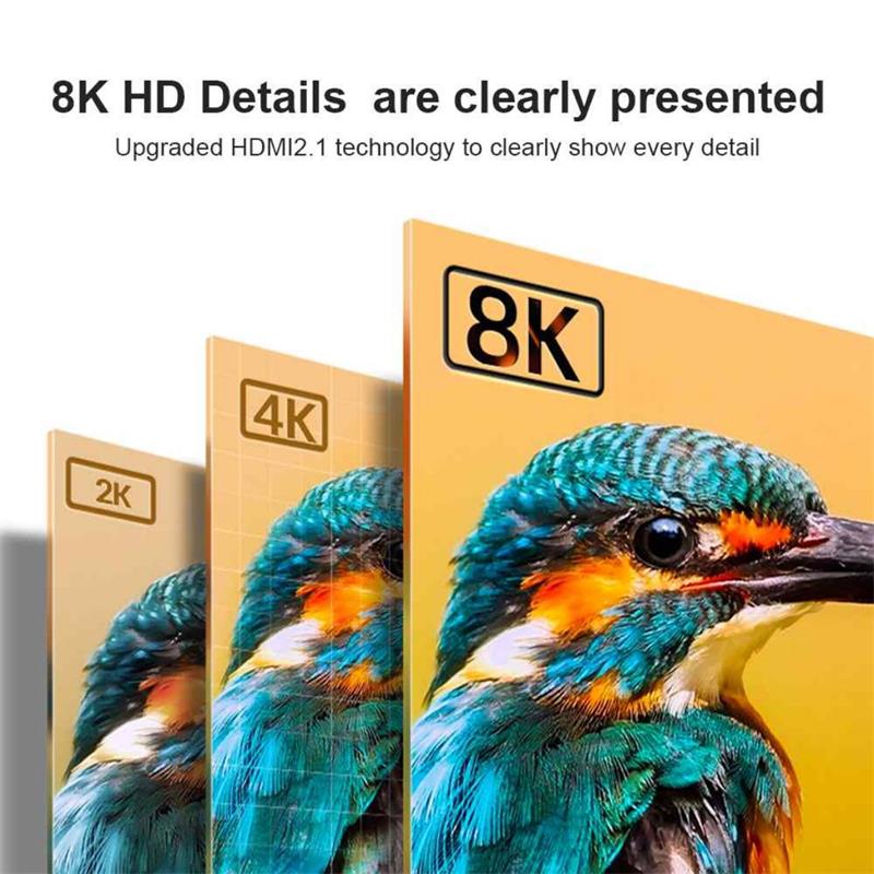 PremiumCord ULTRA HDMI 2.1 High Speed + Ethernet kábel 8K @ 60Hz, pozlátené 2m 