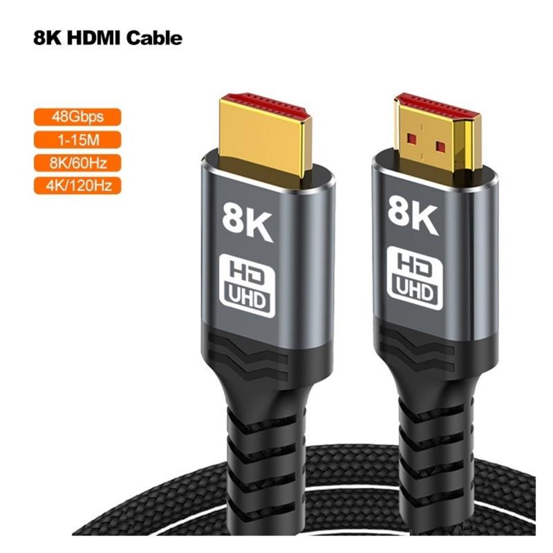PremiumCord ULTRA HDMI 2.1 High Speed + Ethernet kábel 8K @ 60Hz, pozlátené 2m 