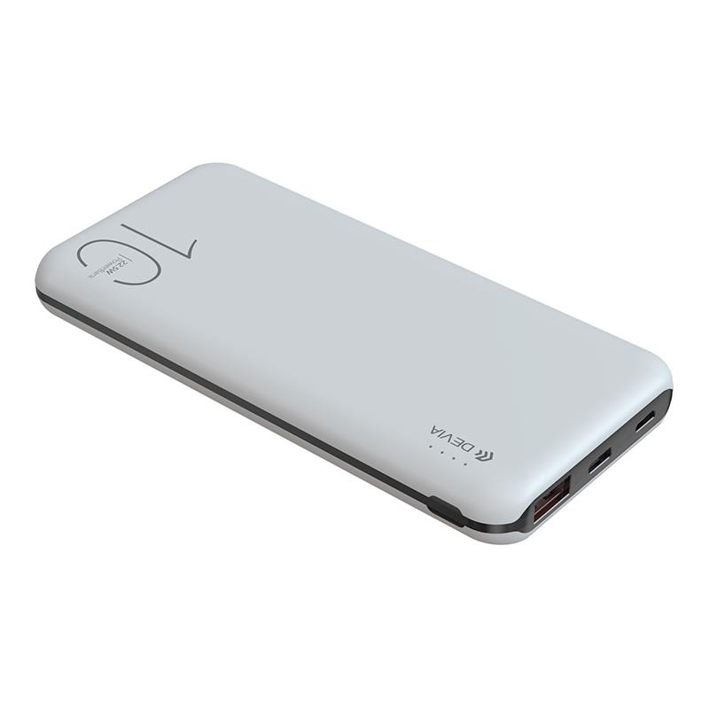 Devia powerbank Smart Series 10000 mAh 22.5W - White *Rozbalený* 