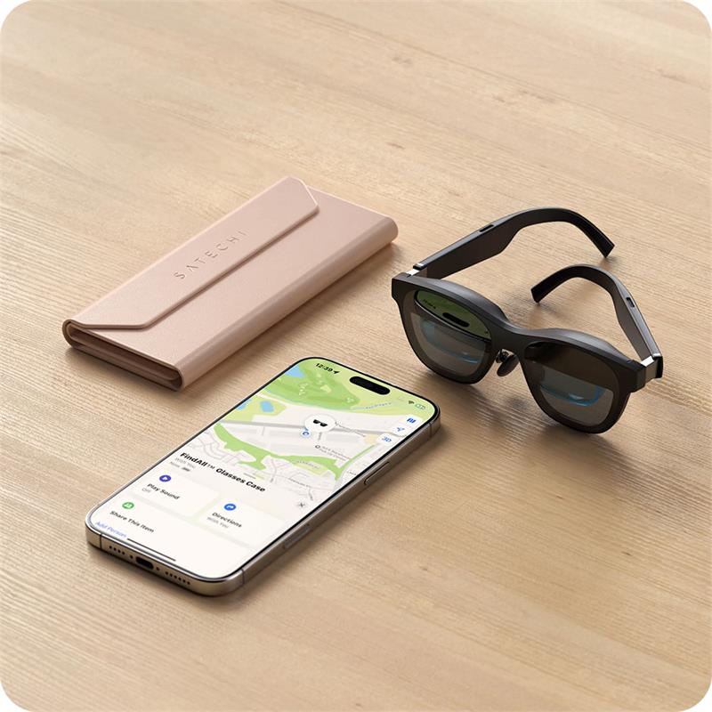 Satechi puzdro Vegan-Leather FindAll Glasses Case - Rose 