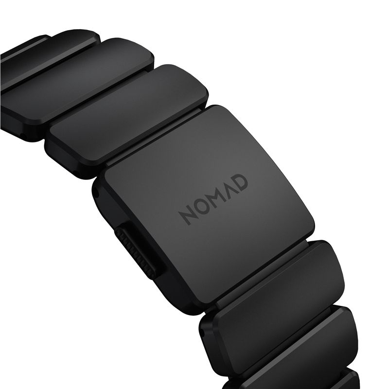 Nomad remienok Stratos pre Apple Watch 44-49mm - Black/Black Hardware 
