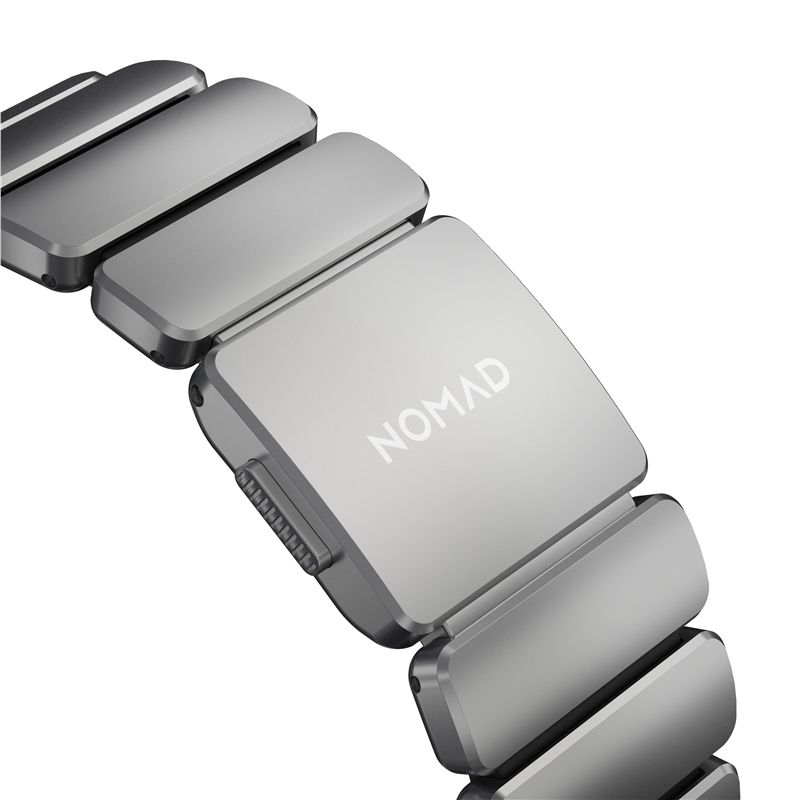 Nomad remienok Stratos pre Apple Watch 44-49mm - Black/Natural Hardware 