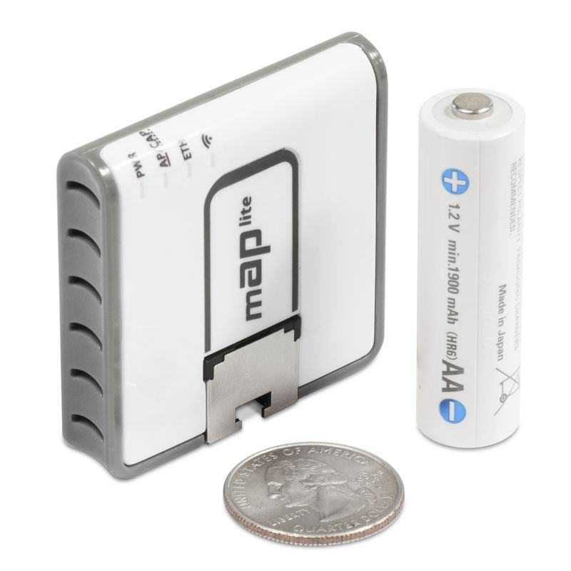MIKROTIK RouterBOARD mAP lite + L4 (650MHz, 64MB RAM, 1x LAN, 1x 2,4GHz 802.11n) 