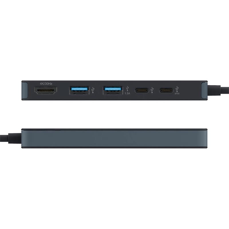 Hyper HyperDrive Flex 5 Port USB-C Hub - Black 