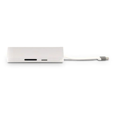 LMP USB-C Travel Dock 9 port - Silver Aluminium 