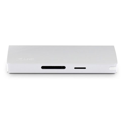 LMP USB-C Travel Dock 9 port - Silver Aluminium 