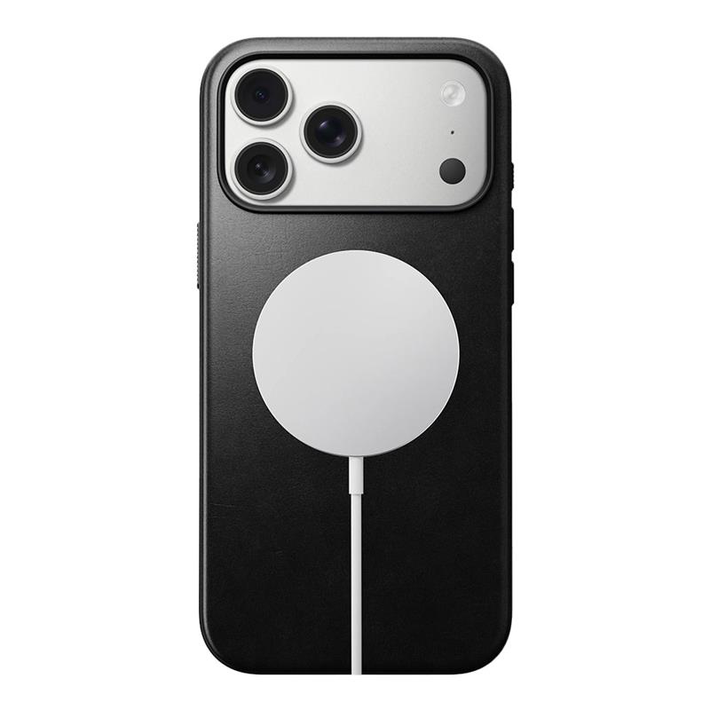 Nomad kryt Modern Leather Case Magsafe Horween pre iPhone 17 Pro Max - Black 
