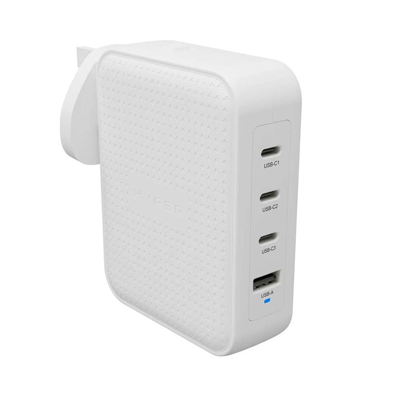 Hyper HyperJuice 145W USB-C GaN Charger With 4 Ports - White 