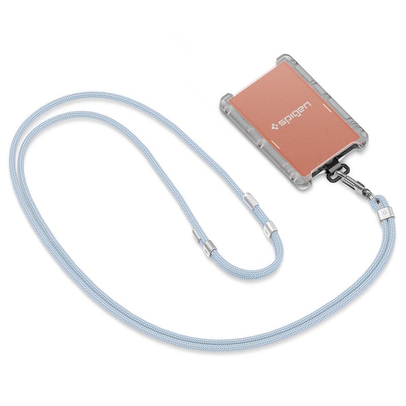 Spigen Cross Body Strap + Wrist Strap - Mute Blue 
