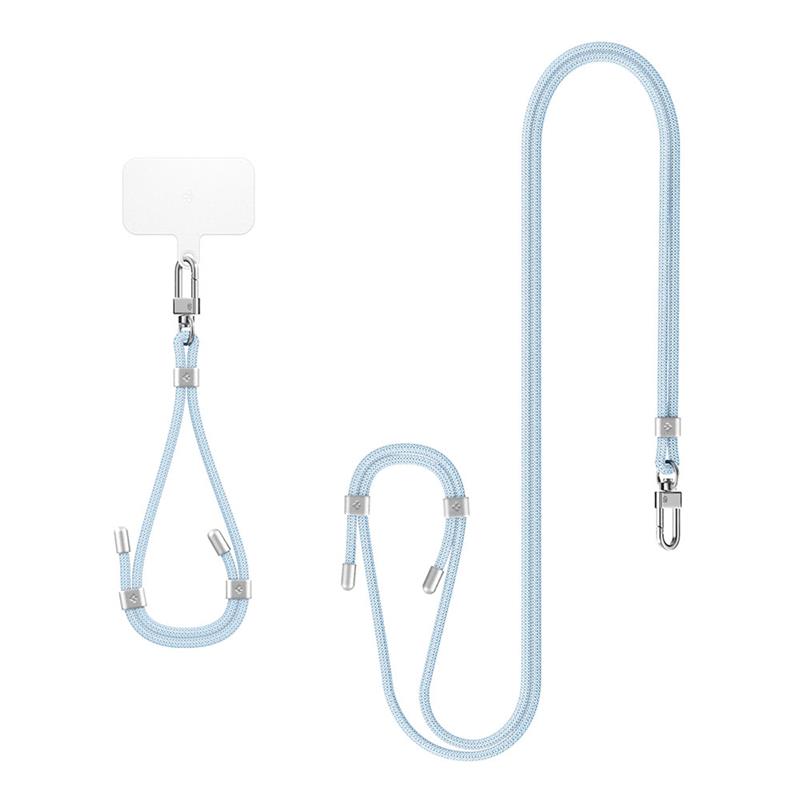 Spigen Cross Body Strap + Wrist Strap - Mute Blue 
