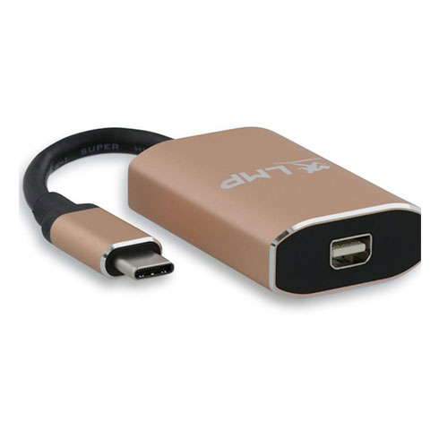 LMP adaptér USB-C to Mini-DisplayPort - Gold Aluminium 