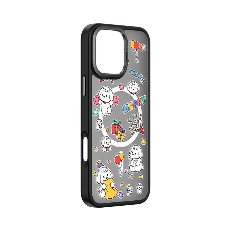Comma kryt Cultural Series Magnetic Case pre iPhone 16 Pro - Happy Dog 