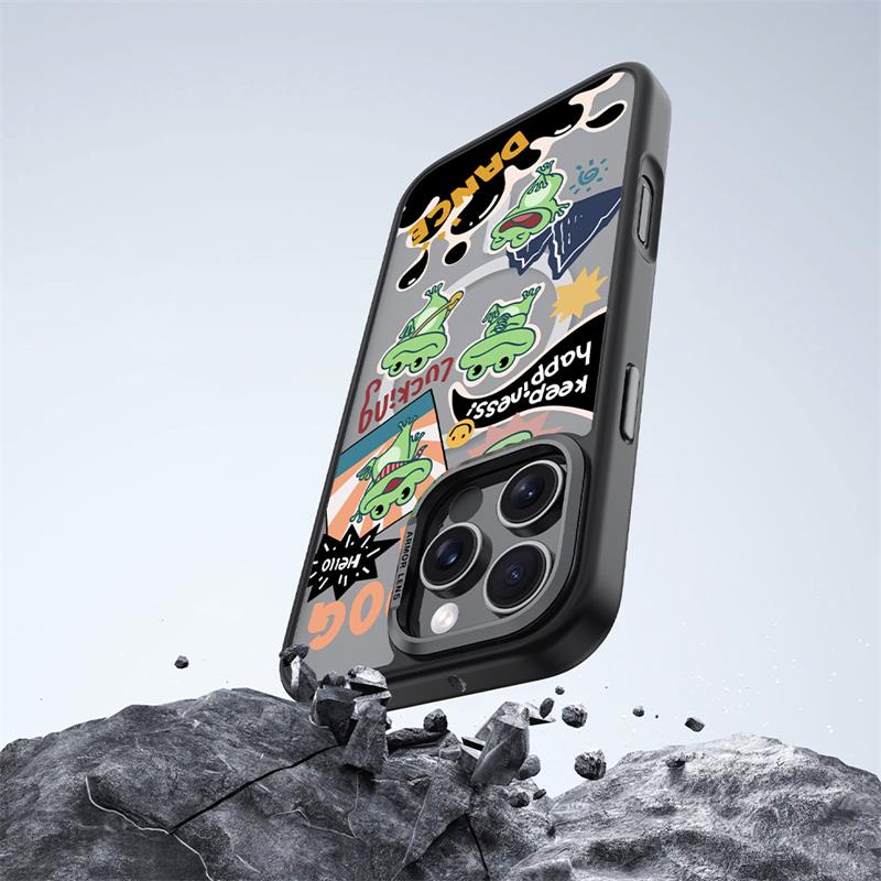 Comma kryt Cultural Series Magnetic Case pre iPhone 16 Pro - Lucky Frog 