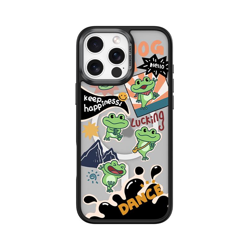 Comma kryt Cultural Series Magnetic Case pre iPhone 16 - Lucky Frog 