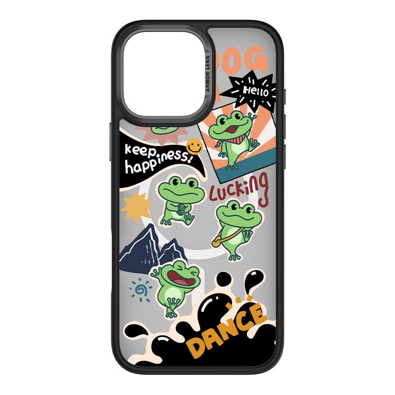 Comma kryt Cultural Series Magnetic Case pre iPhone 16 Plus - Lucky Frog 