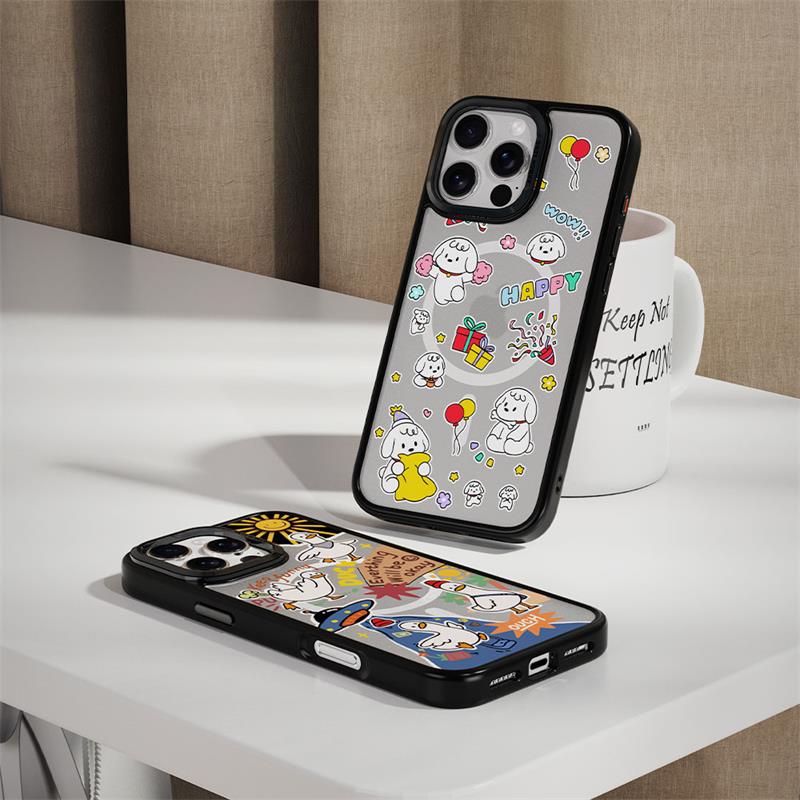 Comma kryt Cultural Series Magnetic Case pre iPhone 16 Plus - Lucky Frog 