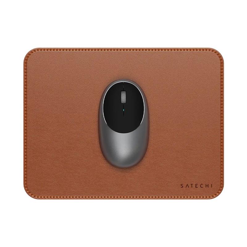 Satechi podložka pod myš Vegan-Leather Premium Mouse Pad - Brown 
