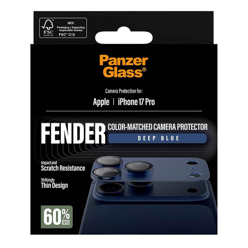 PanzerGlass Fender Camera Protection pre iPhone 17 Pro - Deep Blue 