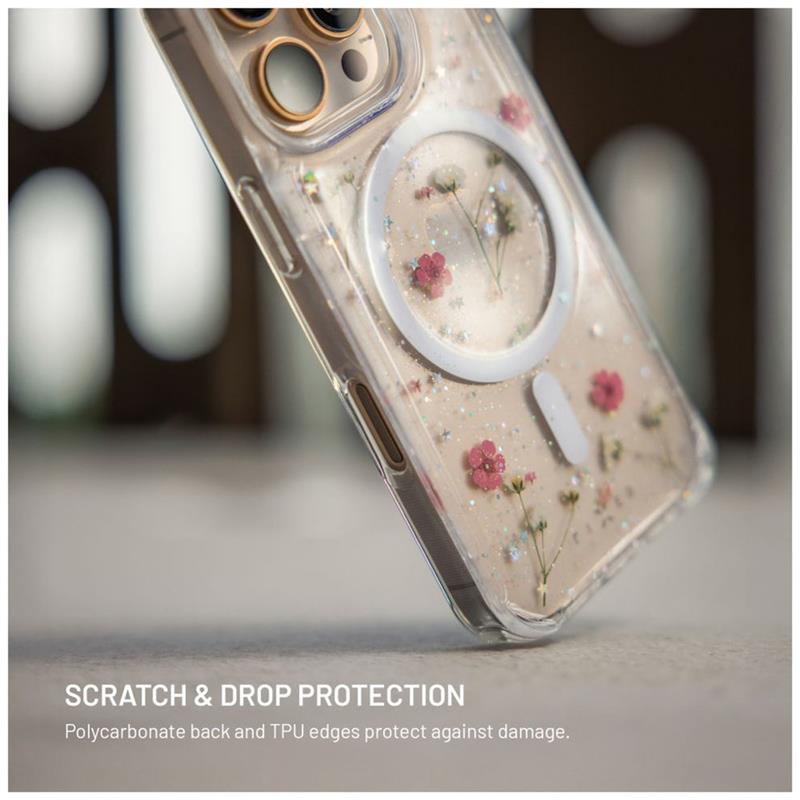 FIXED kryt MagBloom s podporou Magsafe pro Apple iPhone 17 Pro, Blush Plum 