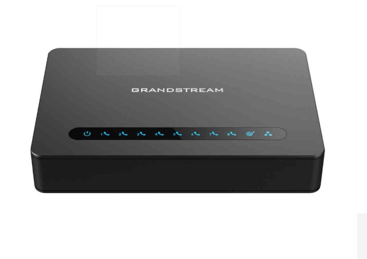 Grandstream HT818 (ATA), 8x FXS, 2 SIP profily, 1x Gbit LAN, NAT router, 3-cestná konf. 