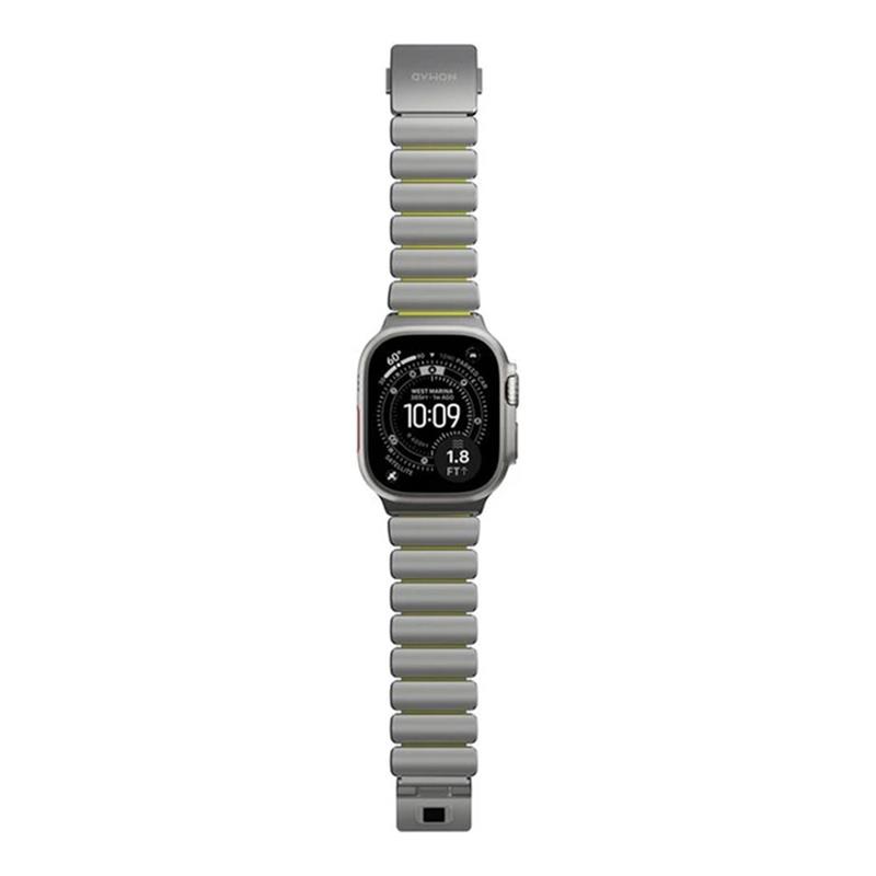 Nomad remienok Stratos pre Apple Watch 44-49mm - Volt/Natural Hardware 