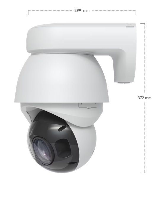Ubiquiti UniFi Video Camera AI PTZ Precision (8MP, 3840*2160/30 sn, 31x opt.zoom) biela 