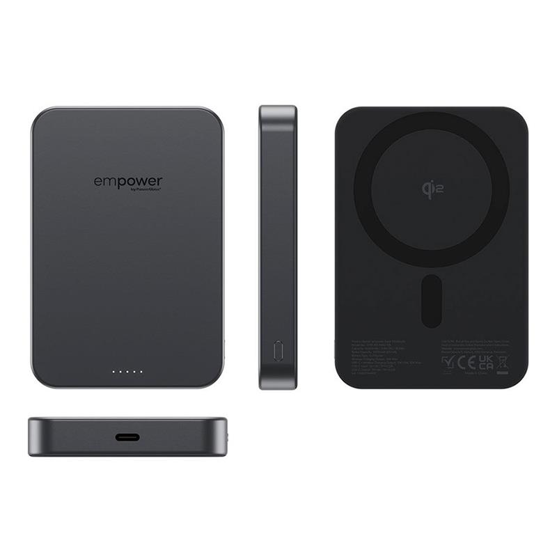 PanzerGlass EMPOWER Wireless Qi2 Powerbank 10.000 mAh - Black 