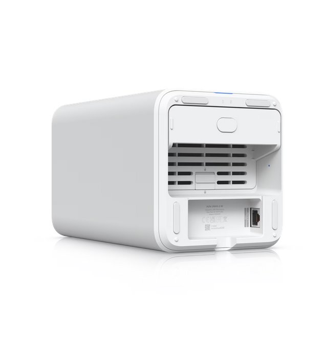 Ubiquiti UniFi UNAS-2   (2x 3,5"HDD; 2,5GLAN, POE++)  biela 