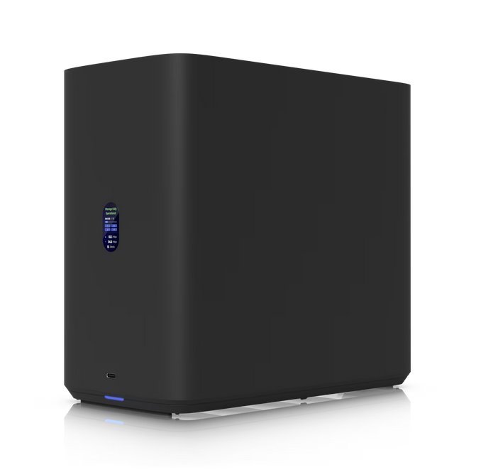 Ubiquiti UniFi UNAS-4   (4x 3,5"HDD + 2x M.2 NVMe; 2,5GLAN, POE+++)  čierna 