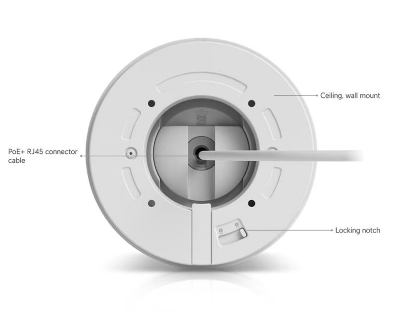 Ubiquiti UniFi Video Camera G6 Pro Turret (8MP, 3864*2160/30sn; 2.6x opt. zoom)  biela 