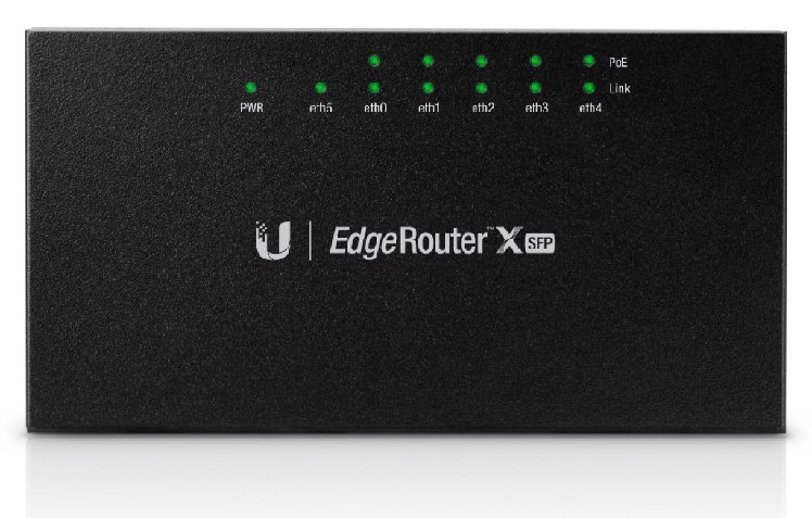 Ubiquiti  EdgeRouter X SFP   5x1000Mbps + 1xSFP   desktop 