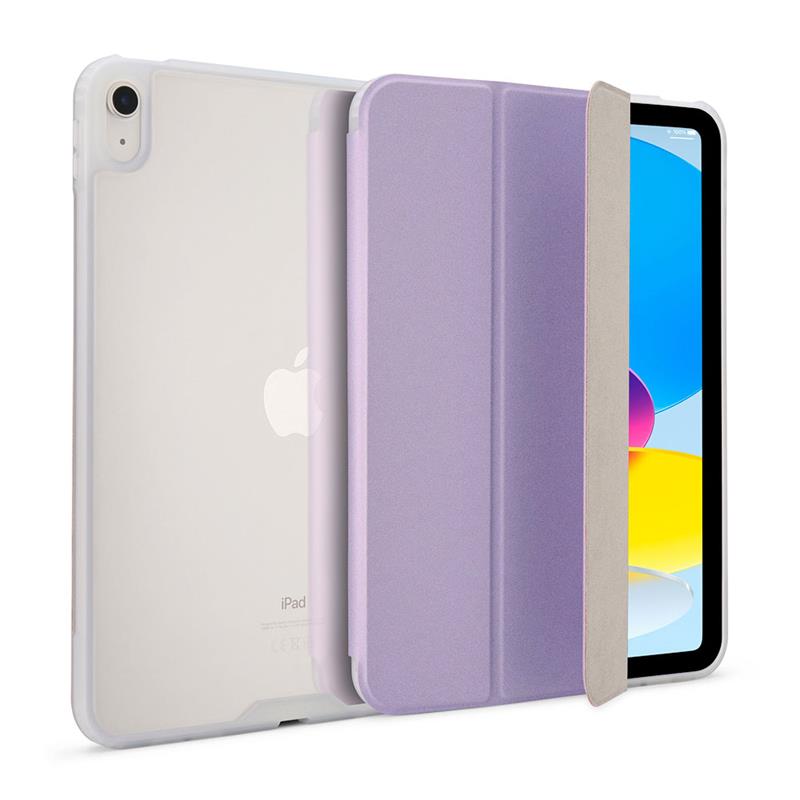 Pipetto puzdro Origami No7 Tri-Folio Case pre iPad 10-11 Gen 2022/2025 - Metallic Purple 