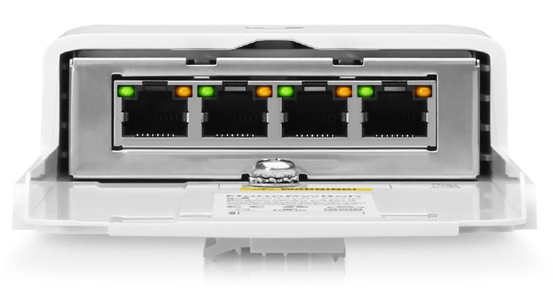 Ubiquiti   NanoSwitch N-SW  4xGLAN PoE outdoor 