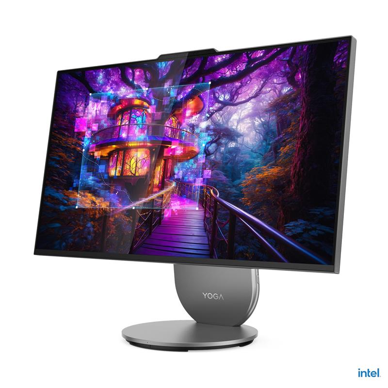 Lenovo Yoga AIO 27IAH10 Intel Ultra5 125H 16GB 1TB-SSD 27"QHD IPS IntelArc Win11Home Luna Grey 