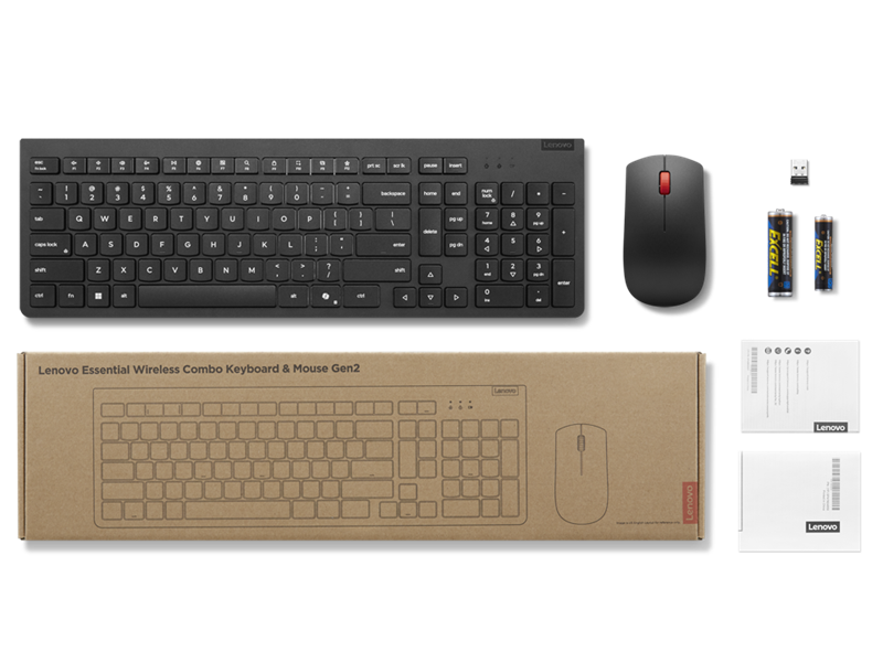 Lenovo Essential Wireless Keyboard and Mouse Combo Gen.2 - slovenska klavesnica & mys 