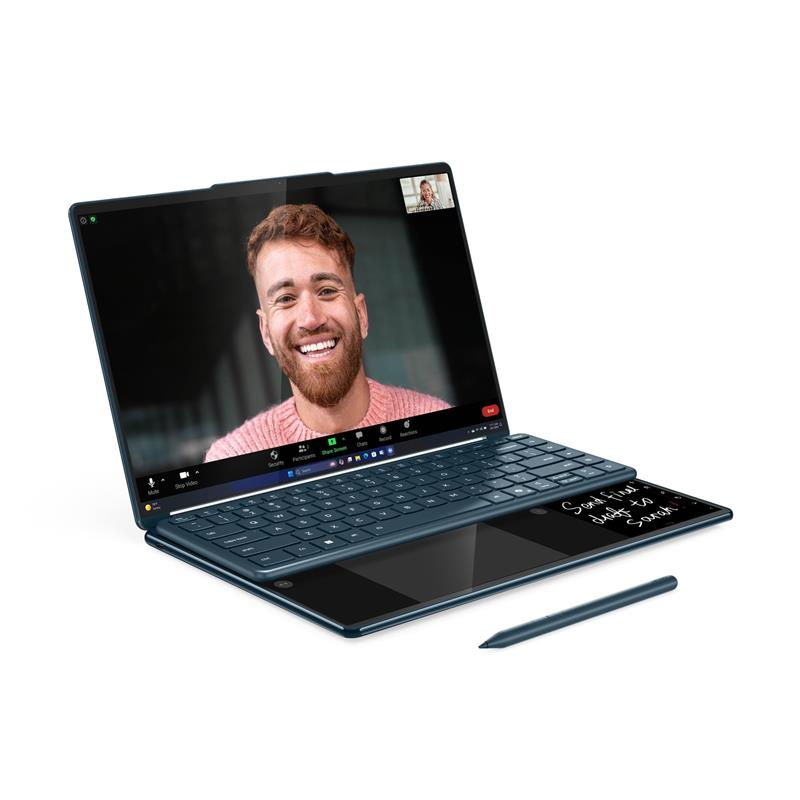Lenovo Yoga Book 9 14IAH10 Intel Ultra7 255H 32GB 1TB-SSD 2x14"2.8K OLED GL Touch IntelARC PEN Win11Home TidalTeal  