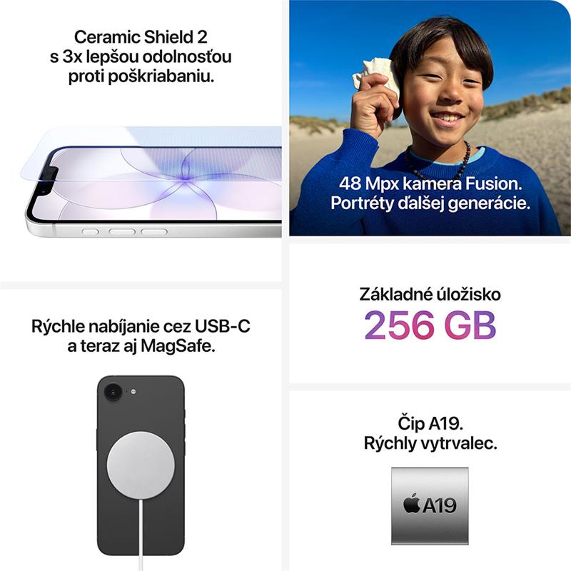 iPhone 17e 512 GB biely 