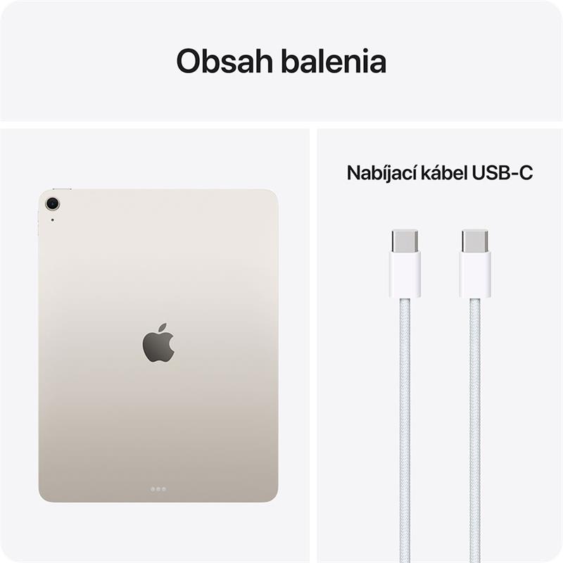 iPad Air 13" Wi-Fi 128GB Hviezdny biely (2026) 